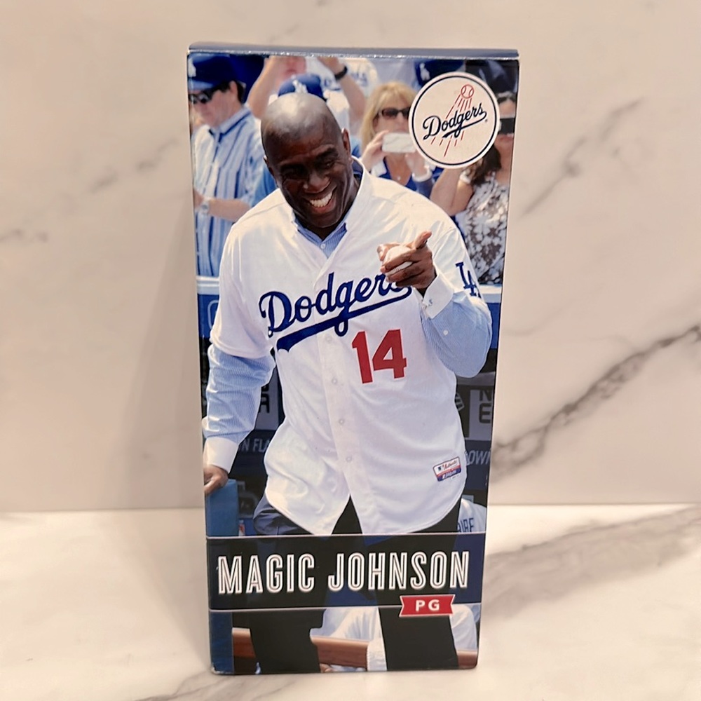 LA DODGERS Magic Johnson bobblehead 2014